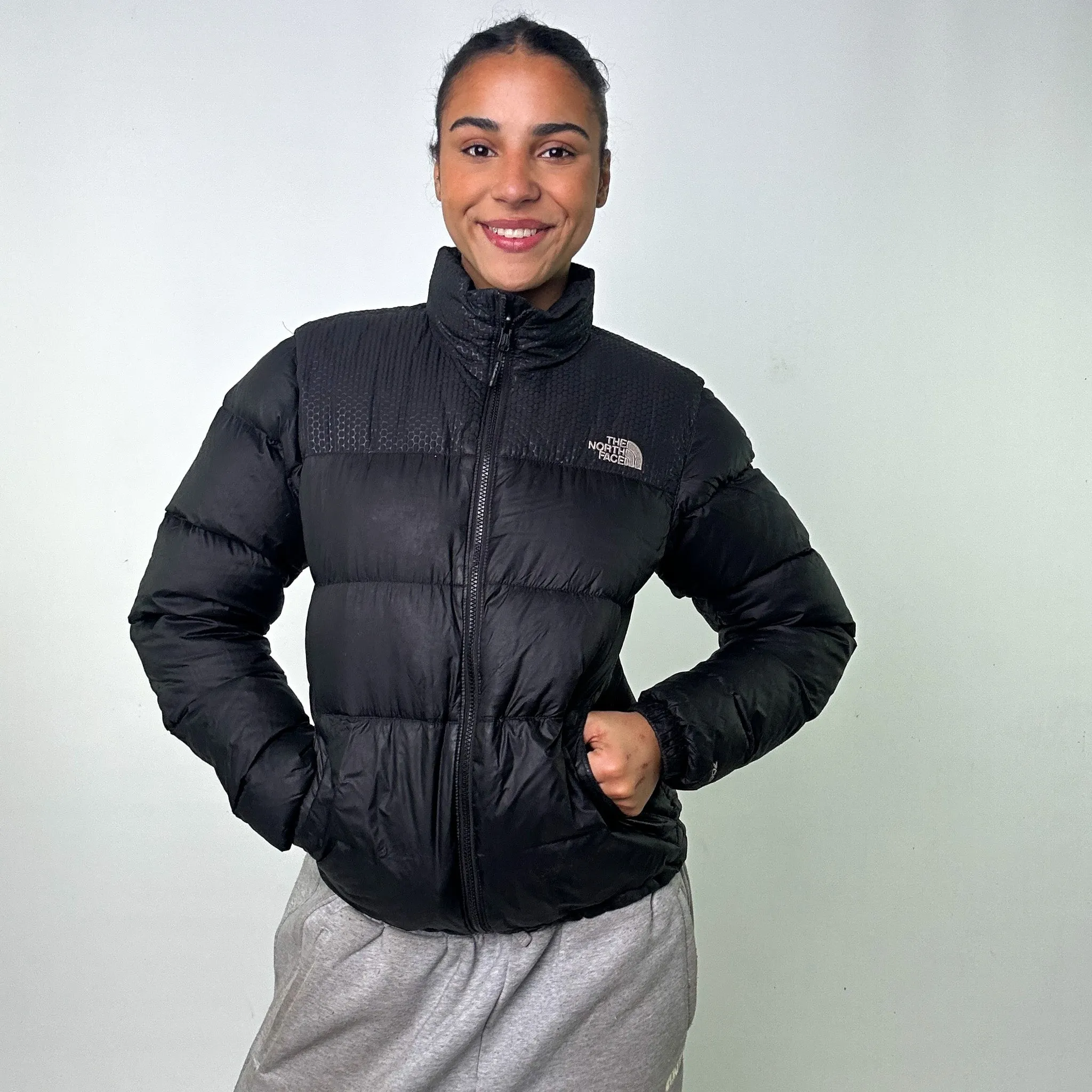 Black y2ks The North Face 700 Series Puffer Jacket Coat (S)