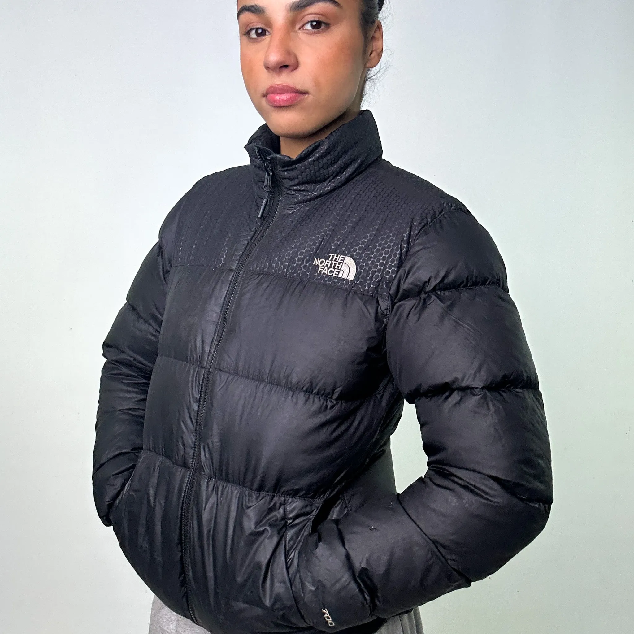 Black y2ks The North Face 700 Series Puffer Jacket Coat (S)