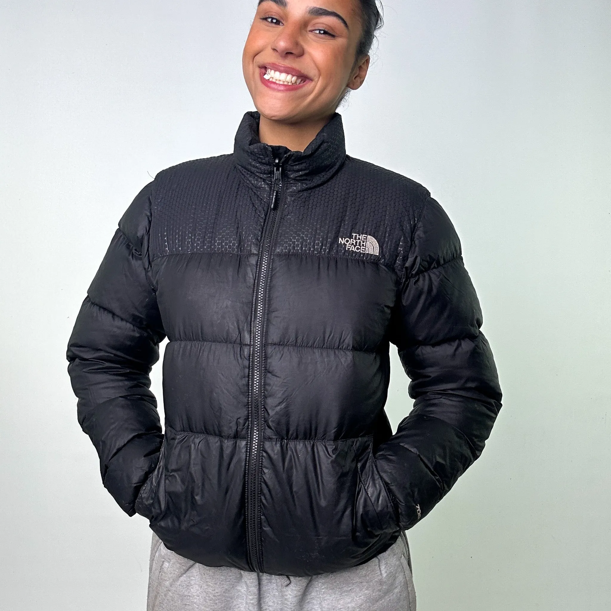 Black y2ks The North Face 700 Series Puffer Jacket Coat (S)