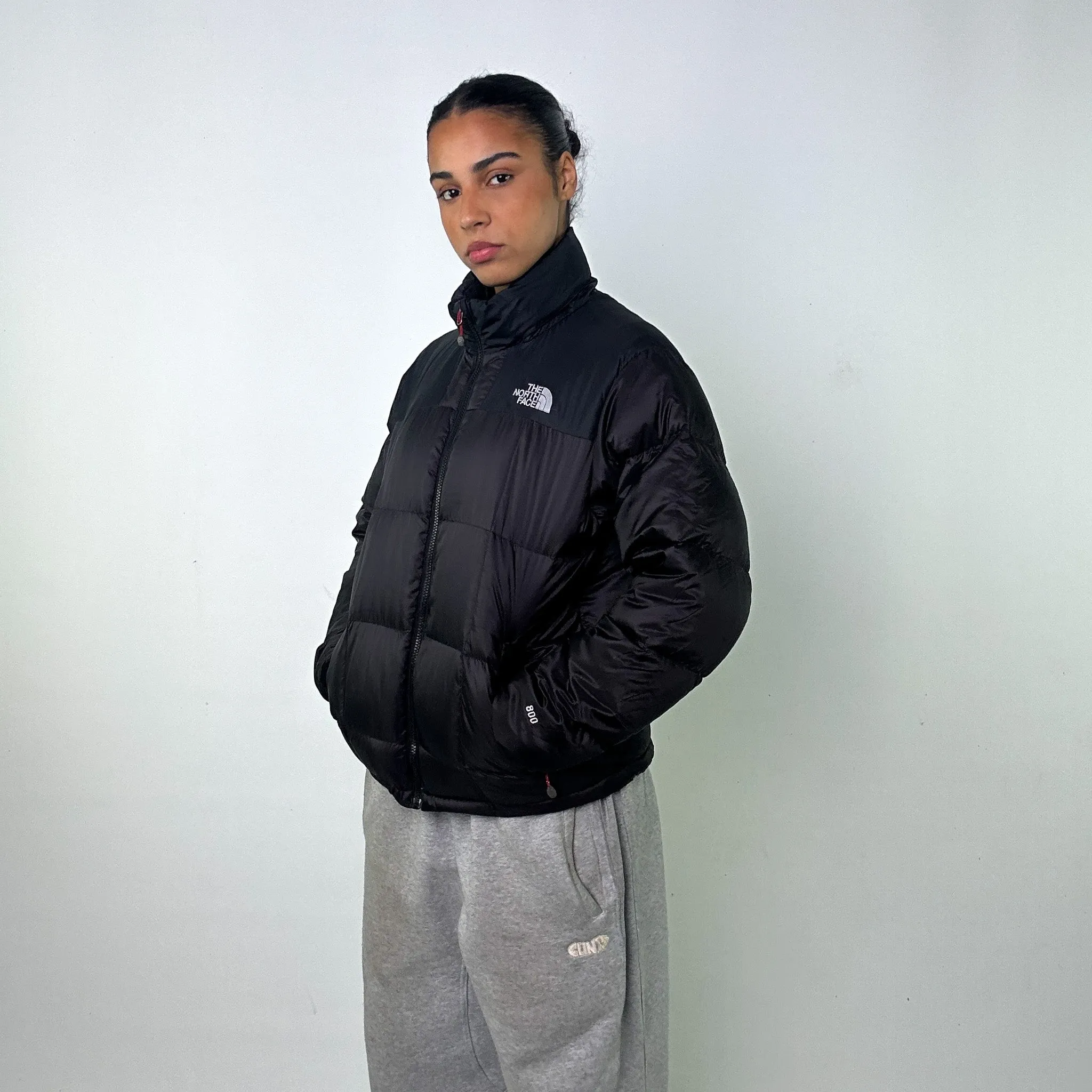 BLACK Y2KS THE NORTH FACE 800 SERIES PUFFER JACKET COAT (