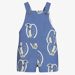 Blue Cotton Dungarees