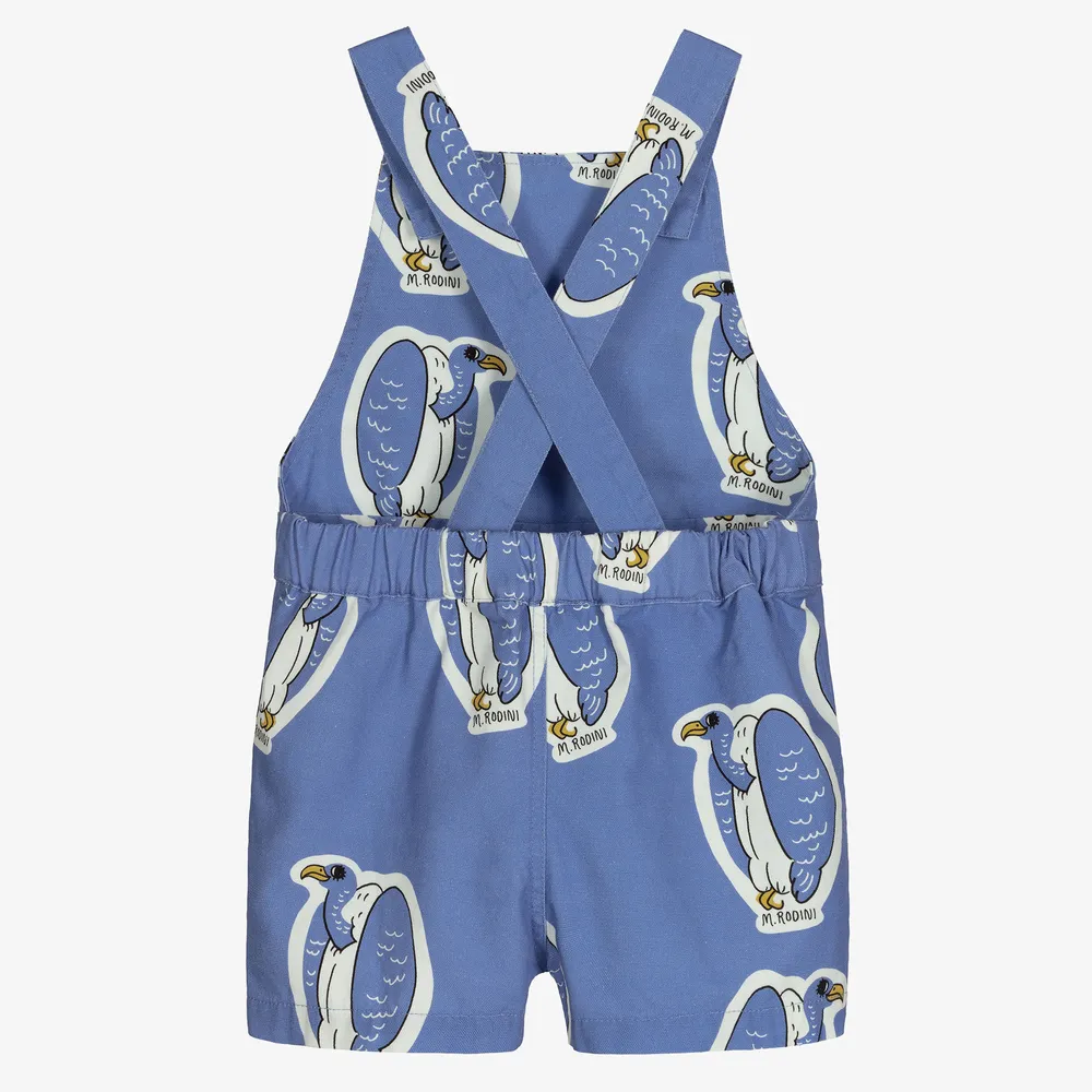 Blue Cotton Dungarees