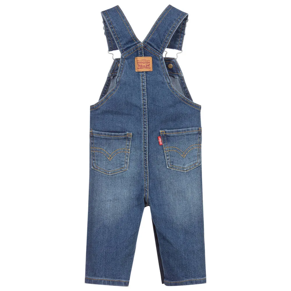 Blue Denim Baby Dungarees