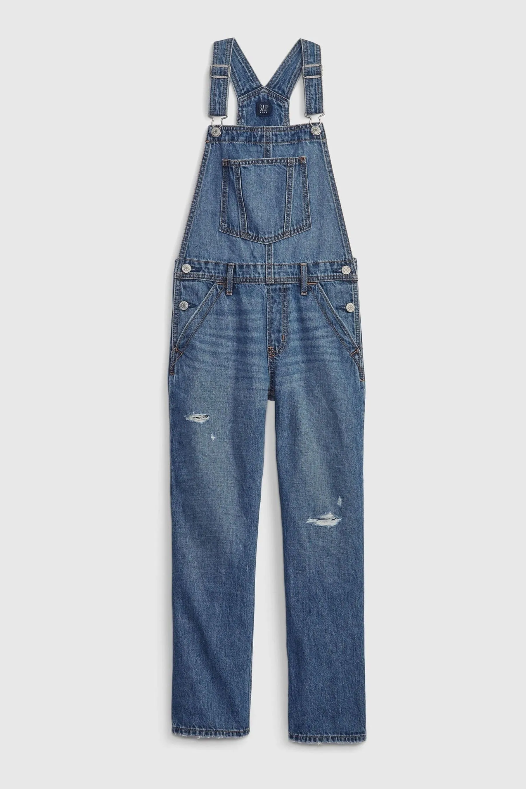 Blue Loose Dungarees