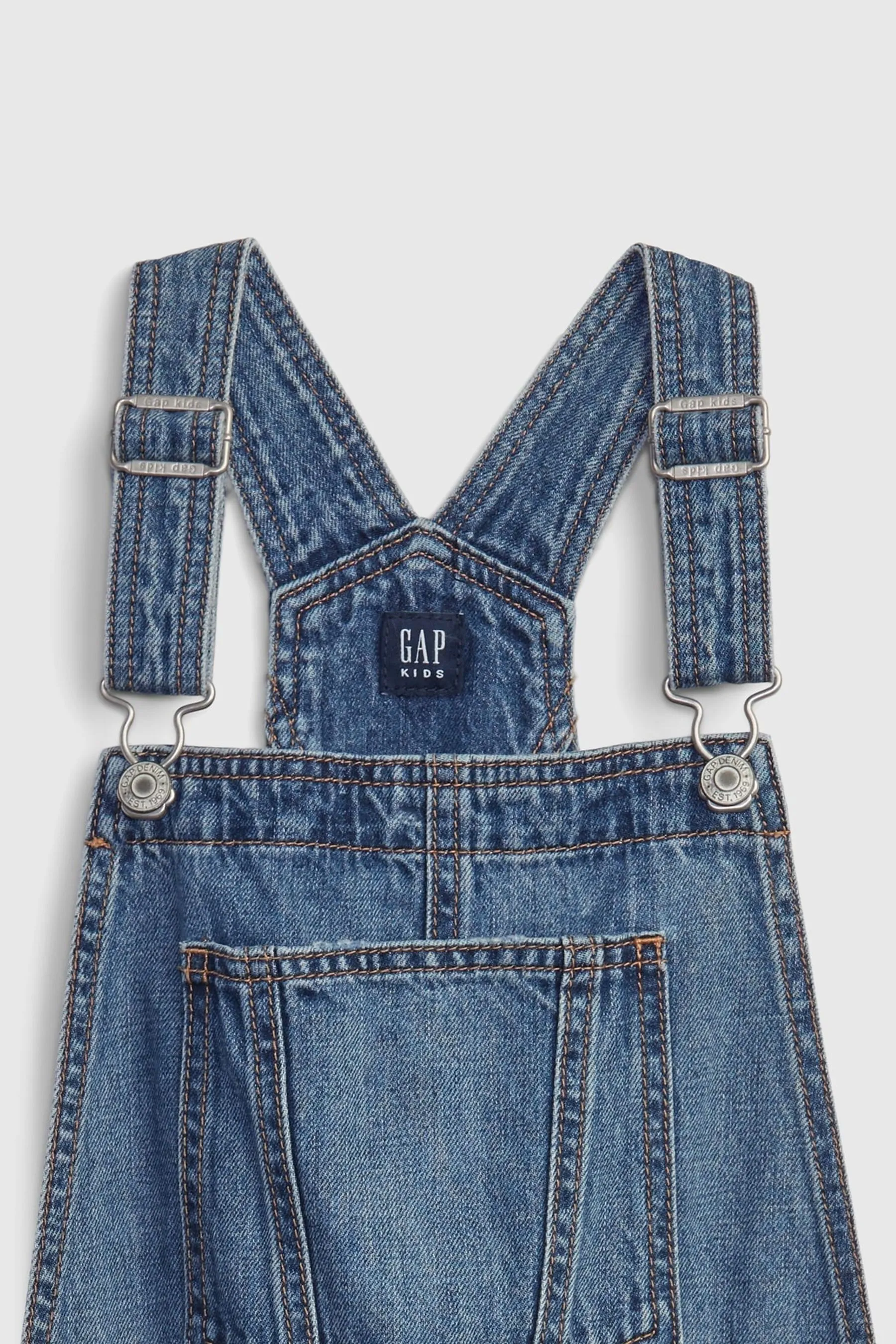 Blue Loose Dungarees