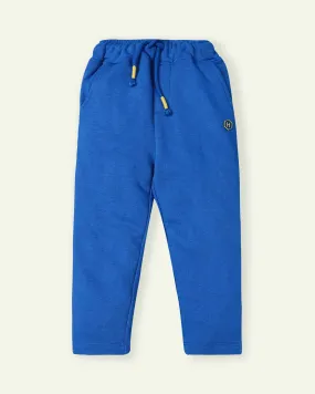 Blue Pull Up Trouser