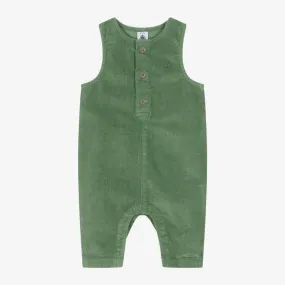 Boys Green Corduroy Dungarees