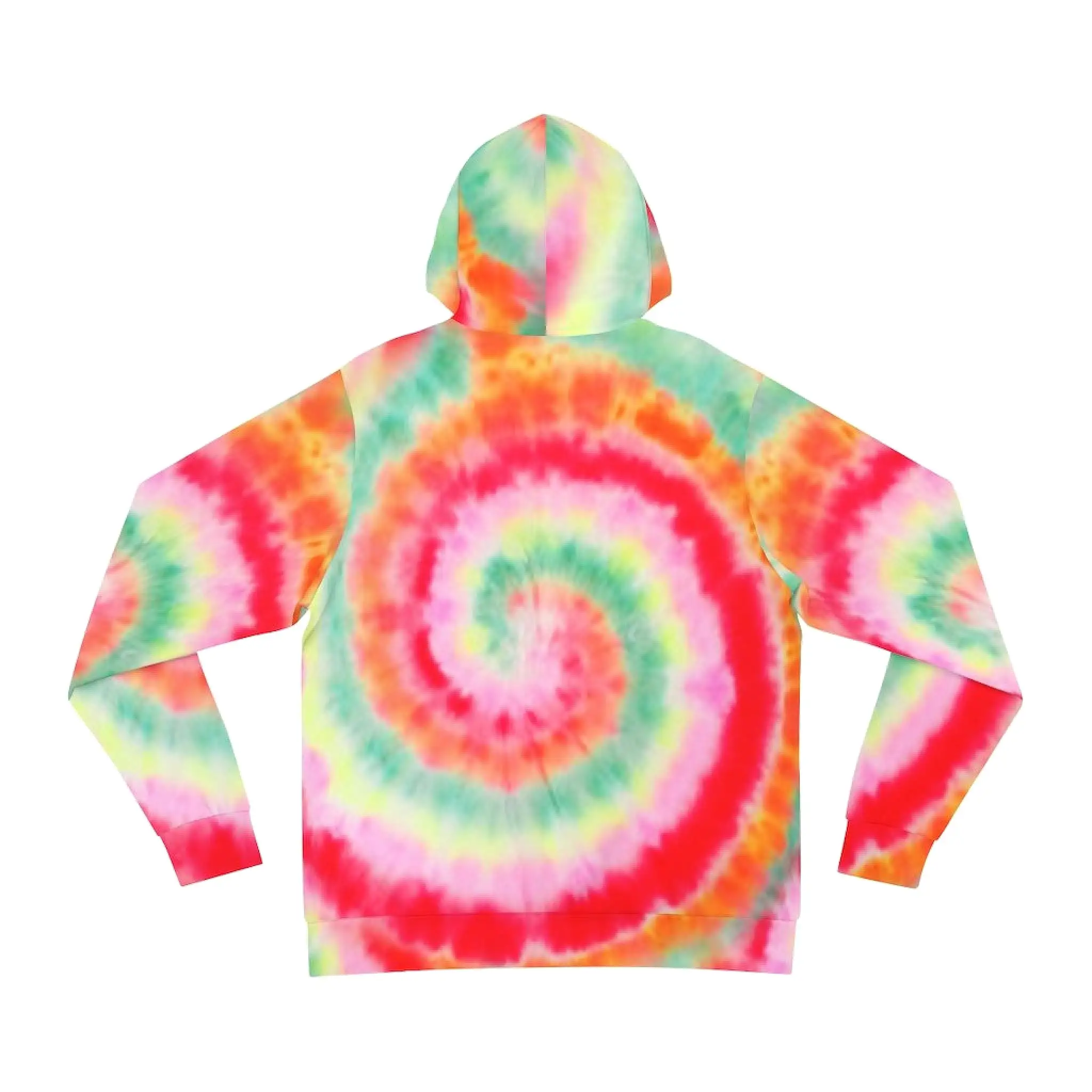 Bynelo Tie Dye Rainbow Unisex Fashion Hoodie