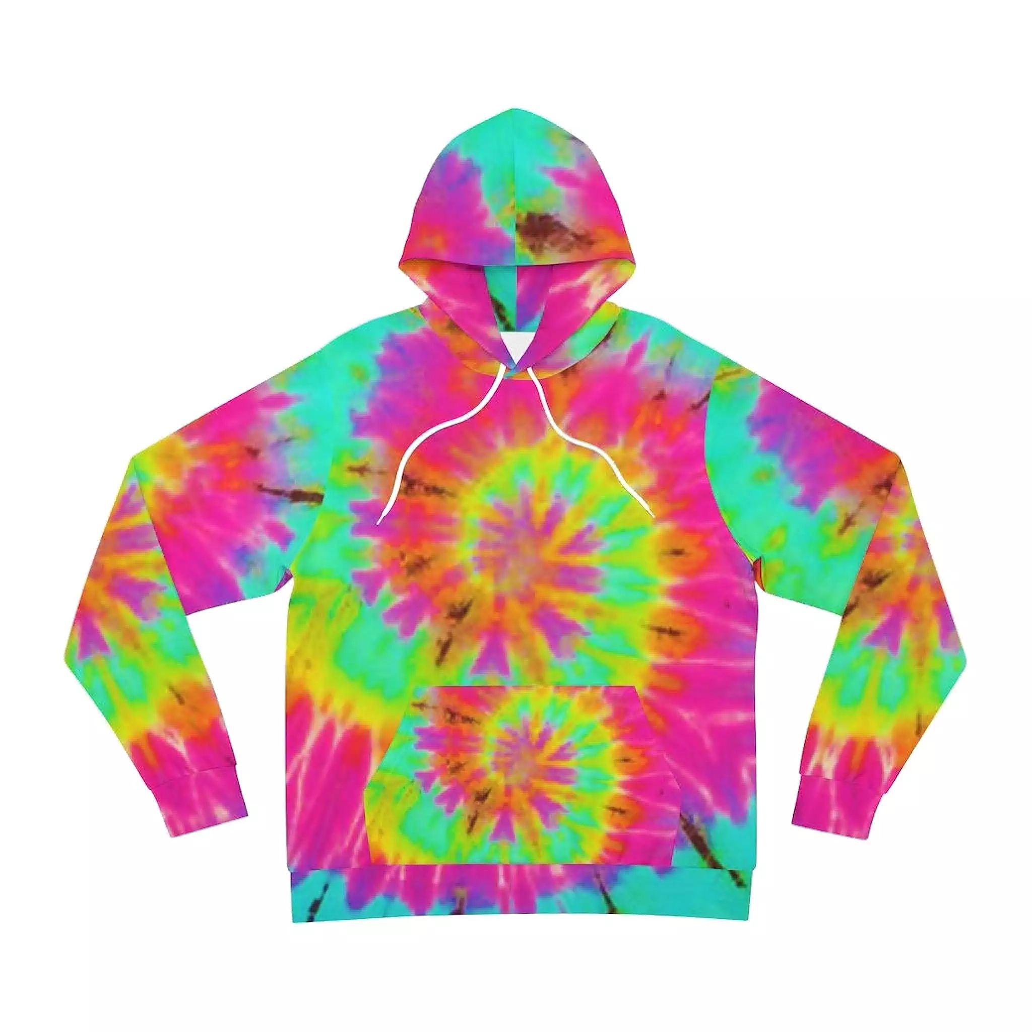 Bynelo Tie Dye Swirl Mint Fashion Hoodie