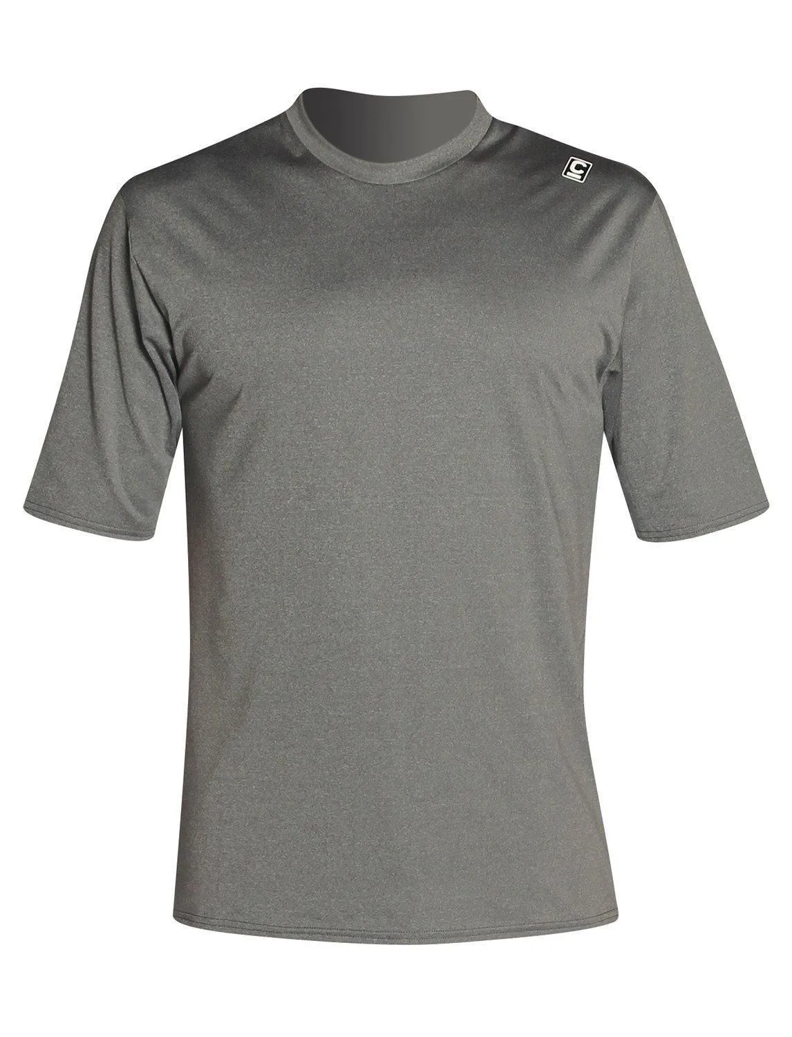 C-Skins UV Surf Tee Deep Grey Heather/Black Heather