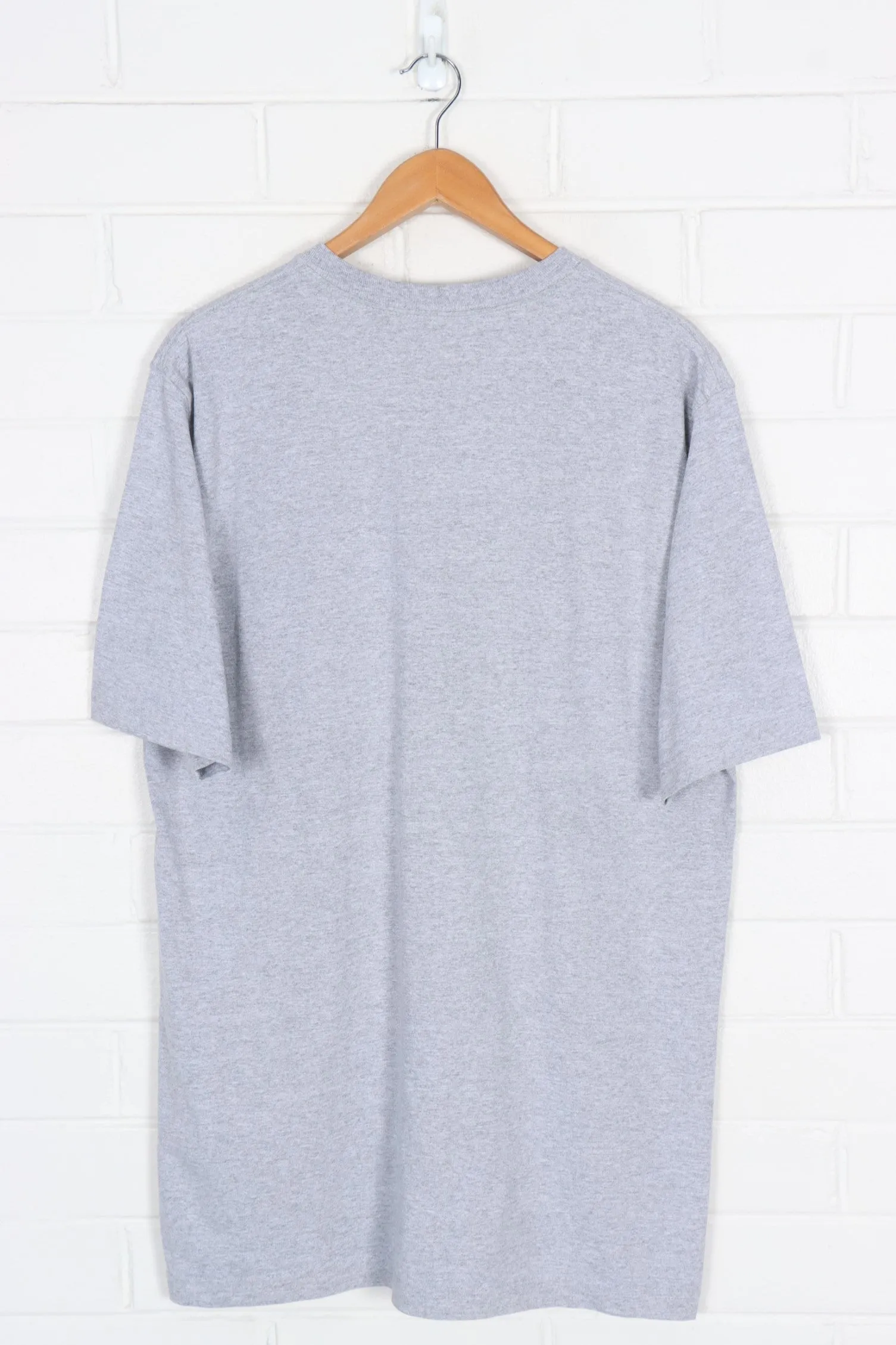 CARHARTT Grey 'Classic Fit' Pocket Tee (L Tall)