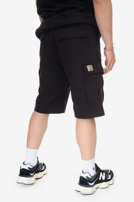 Carhartt WIP cotton shorts black color