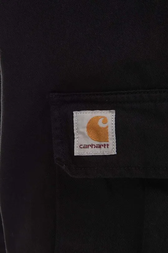 Carhartt WIP cotton shorts black color