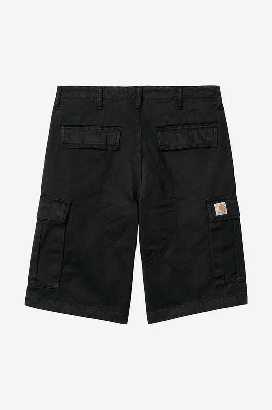 Carhartt WIP cotton shorts black color