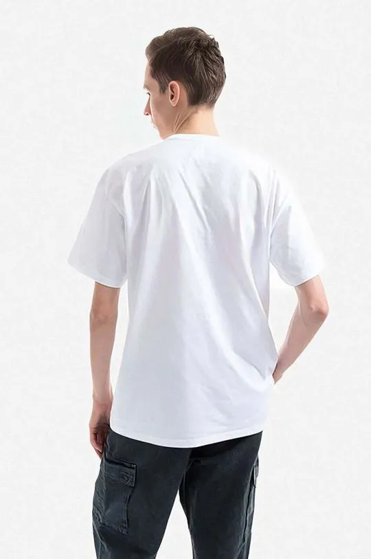 Carhartt WIP cotton t-shirt Chase white color