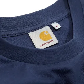 Carhartt WIP Pocket Logo TeeBlue