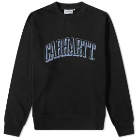 Carhartt WIP Scrawl SweatBlack & Misty Sky