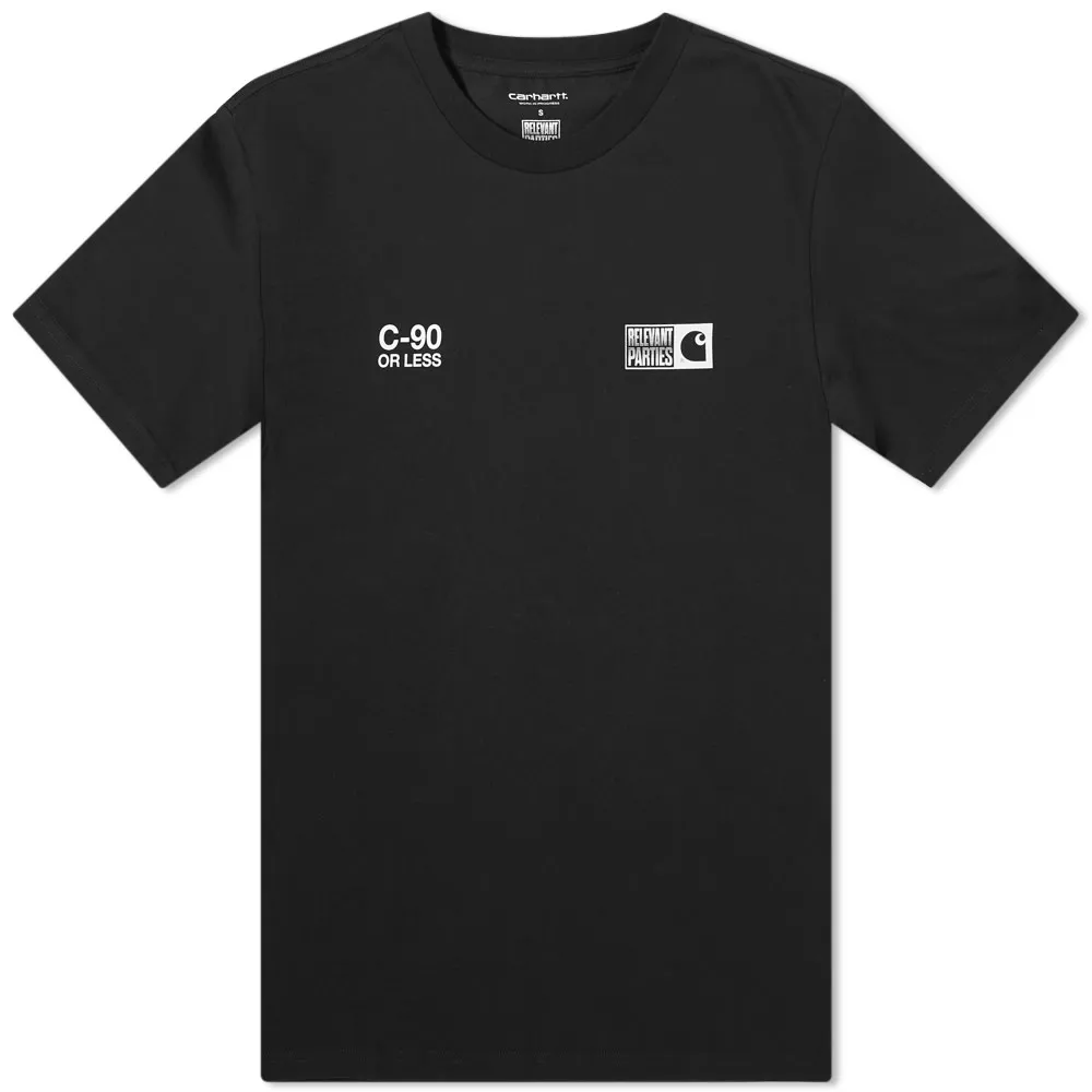 Carhartt WIP x Relevant Parties Vol 1 TeeBlack