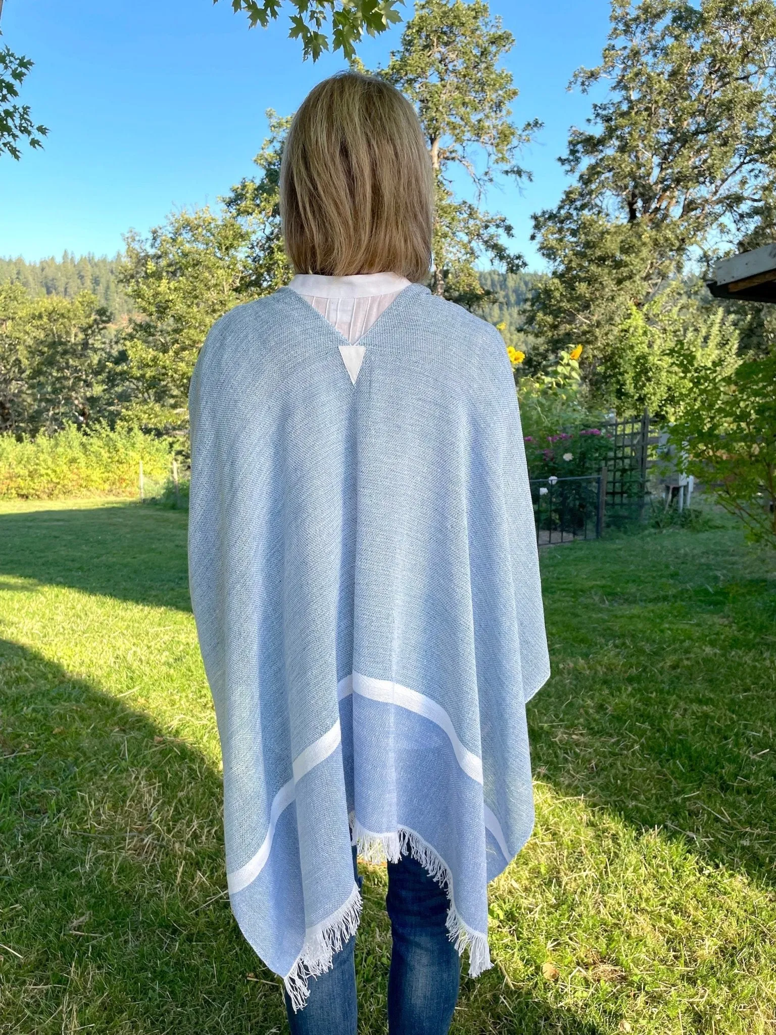 Catalina Sky Blue Summer Wrap