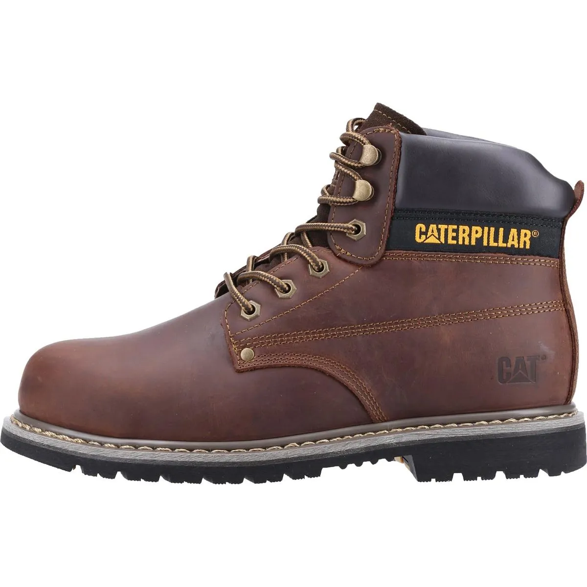 Caterpillar Powerplant S3 GYW Safety Boot Brown