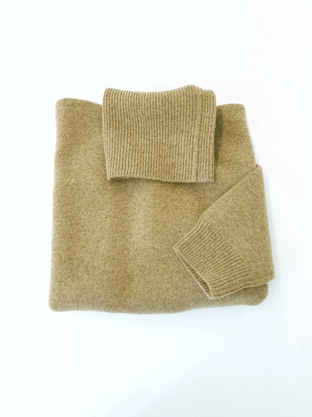 CELINE  |Turtle neck sweater in double face wool and cashmere