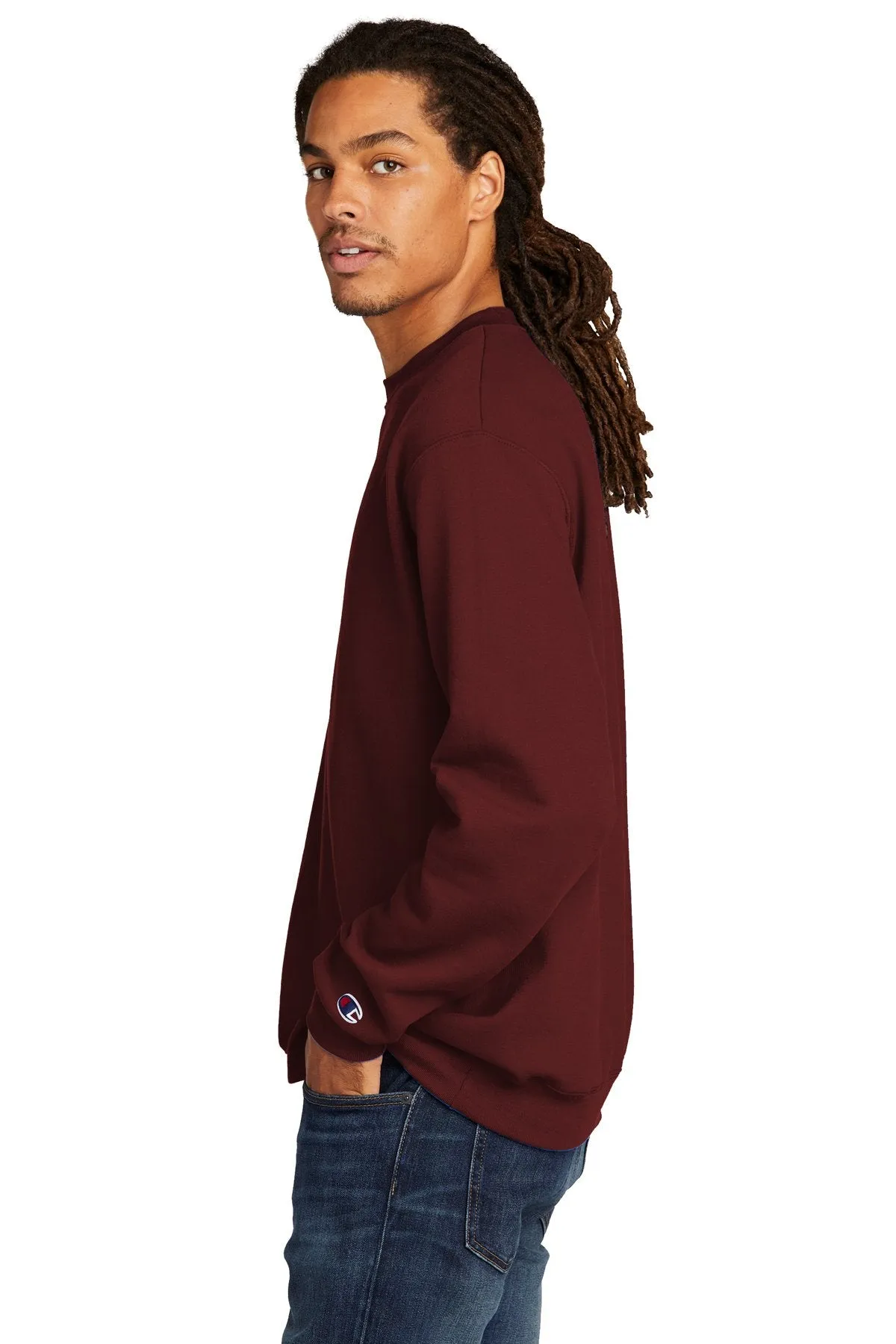 Champion Eco Fleece Crewneck Sweatshirt S6000 Maroon