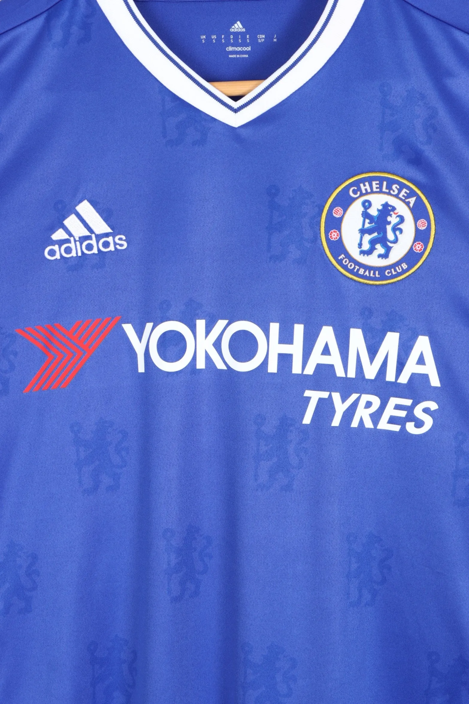 Chelsea 2016/2017 ADIDAS Home Soccer Jersey (S)