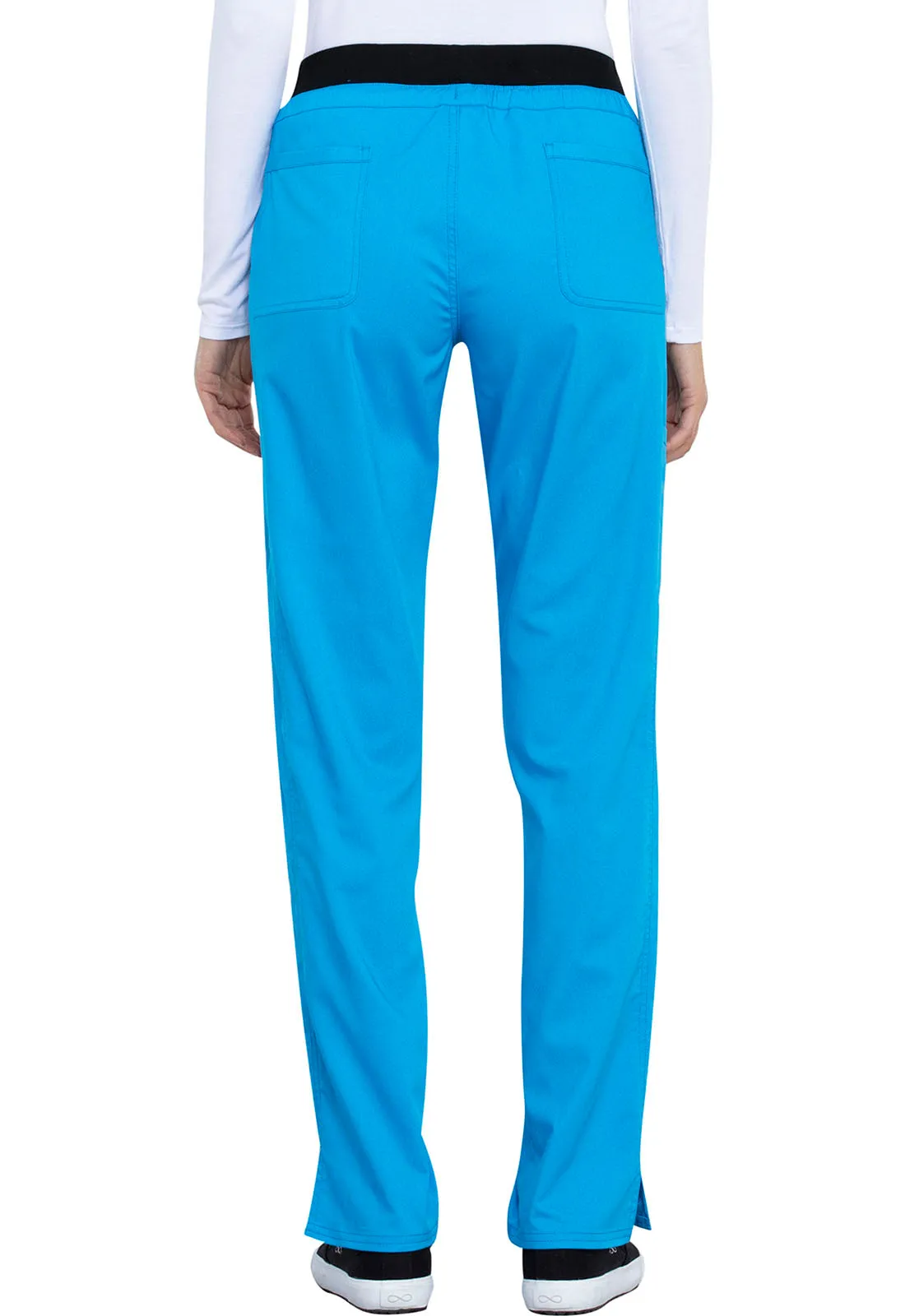 Cherokee Mid Rise Tapered Leg Drawstring Pant in Mythic Blue CLEARANCE SALE!