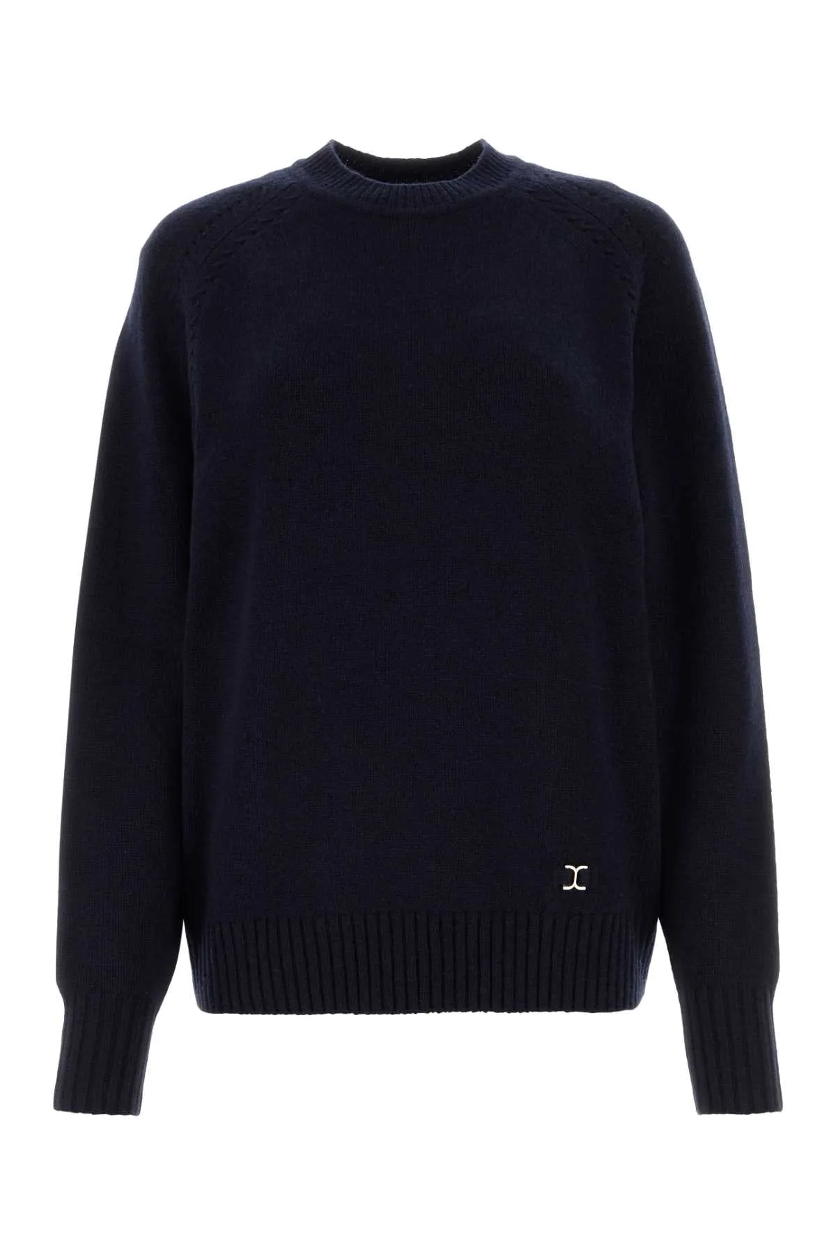 Chloe Dark Blue Cashmere Blend Oversize Sweater