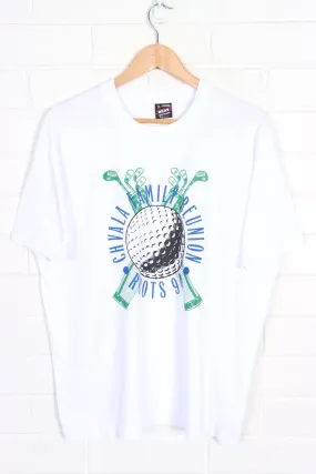 Chvala Roots 1994 Golf Emblem Single Stitch Tee USA Made (L)