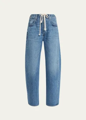 Citizens of Humanity Brynn Drawstring Wide-Leg Trouser Jeans