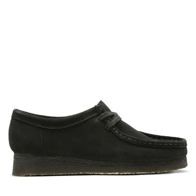 Clarks Wallabee women black