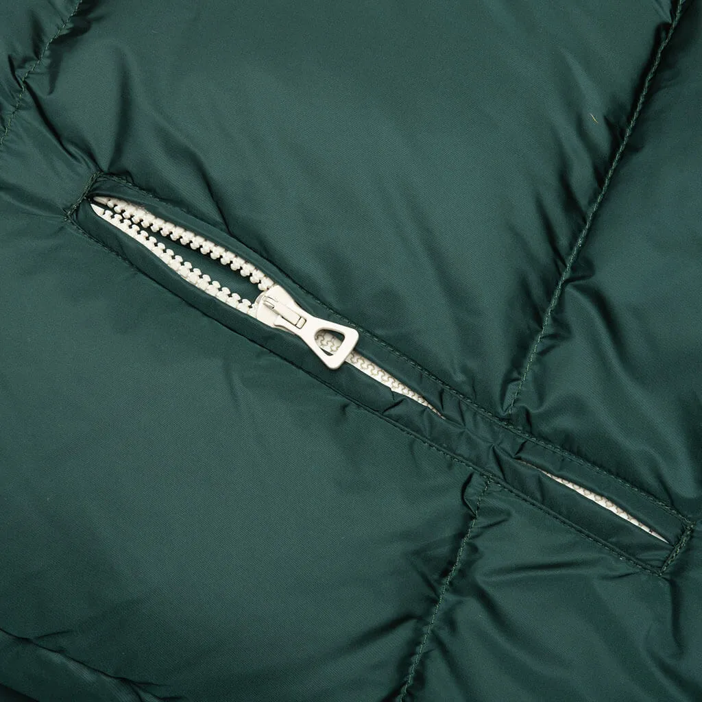 Classic Track Down Jacket - Green/White