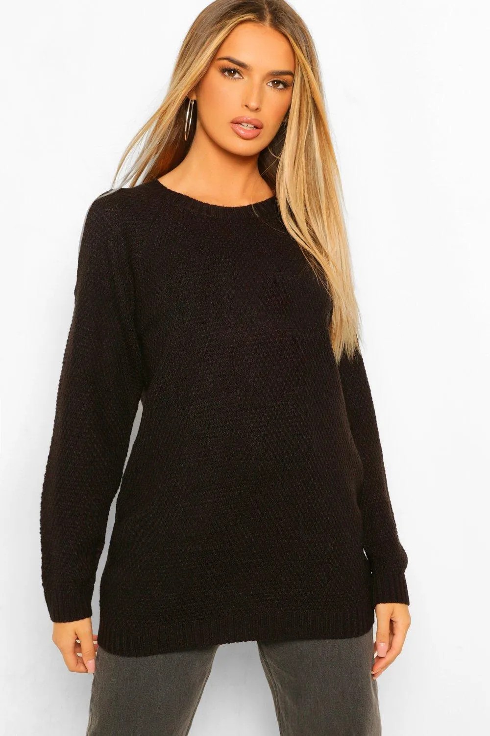 Cold Shoulder Oversized Sweater