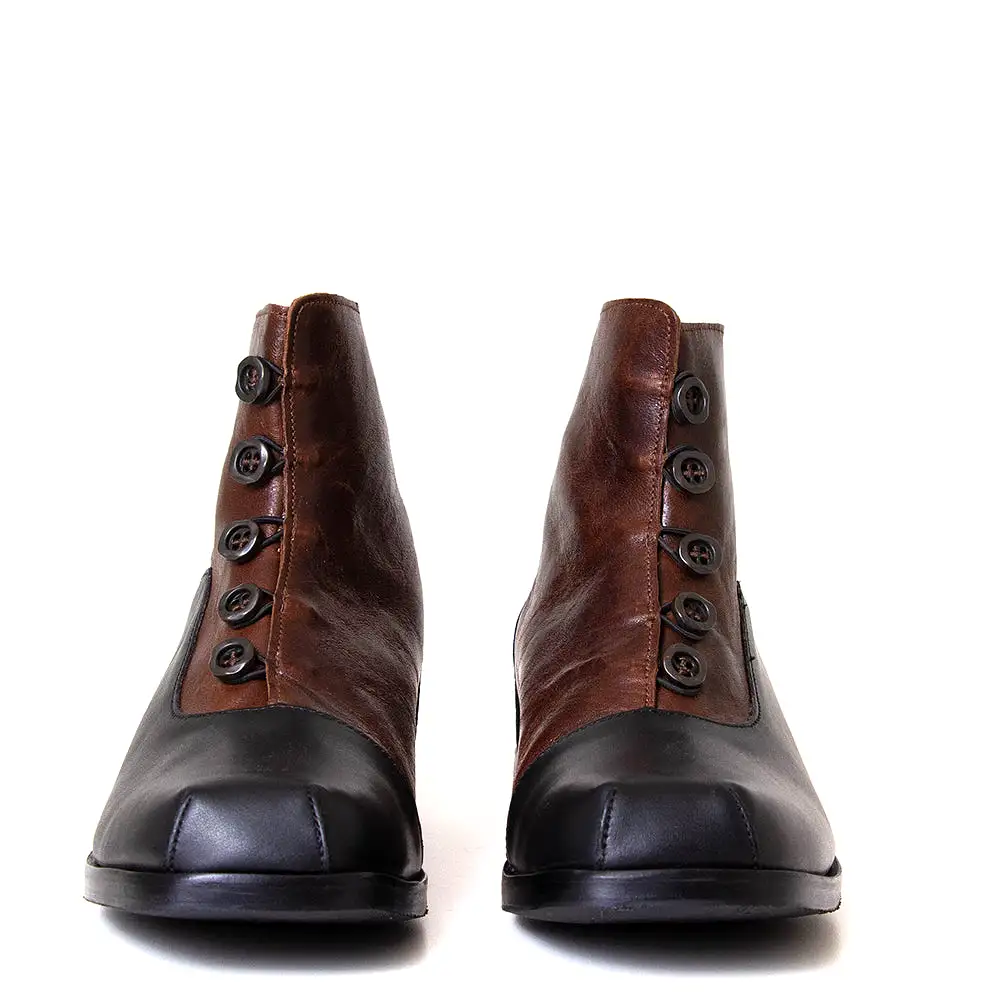 Collar Men's Leather Boot