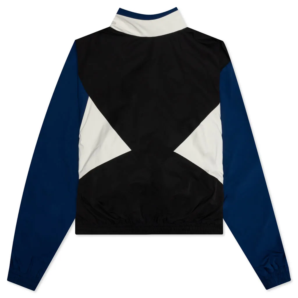 Color Blocked Track Jacket - Black/Slate