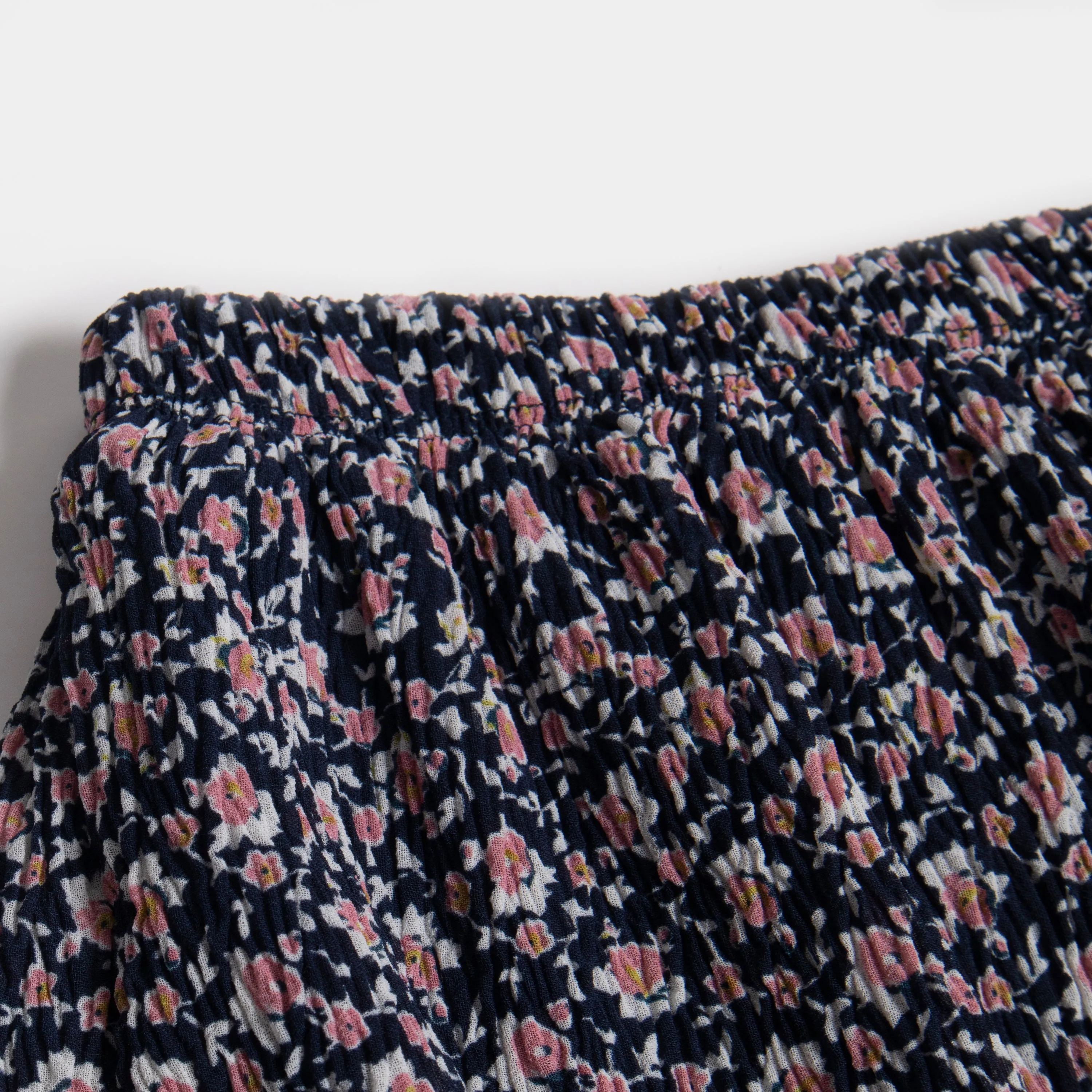 Crinkle Ditsy Floral Maxi Skirt