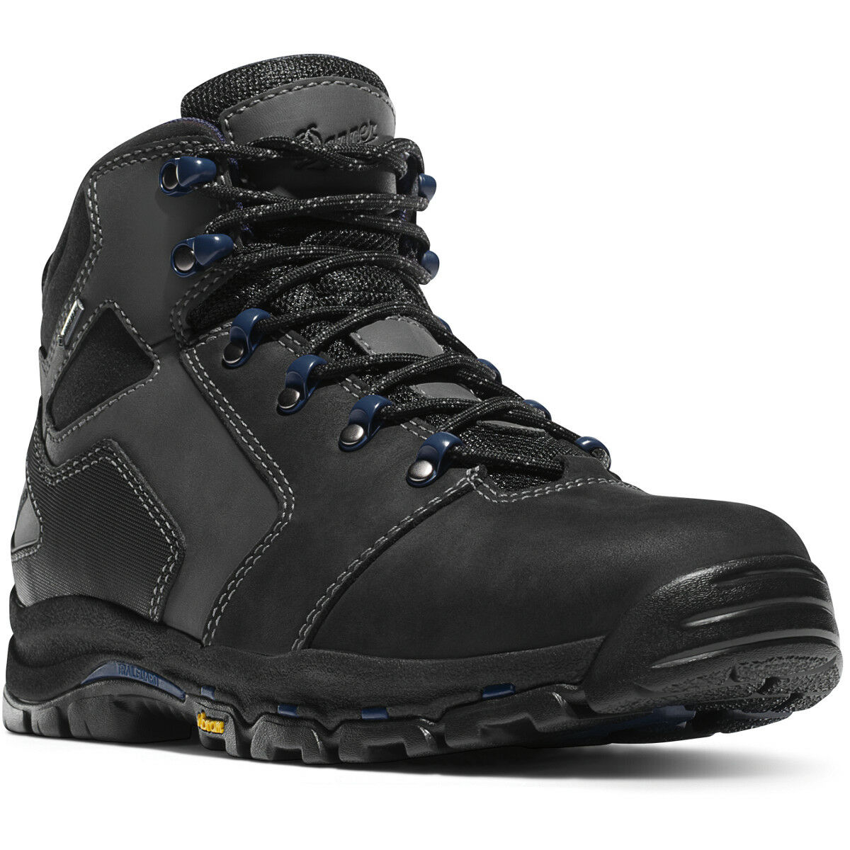 Danner Men's Black 4.5" Vicious Plain Toe Work Boot 