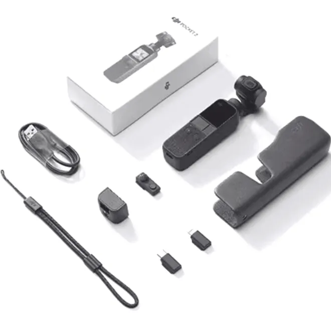 DJI Osmo Pocket 2 Camera 4K Digital Recorder 3-Axis Gimbal Stabiliser