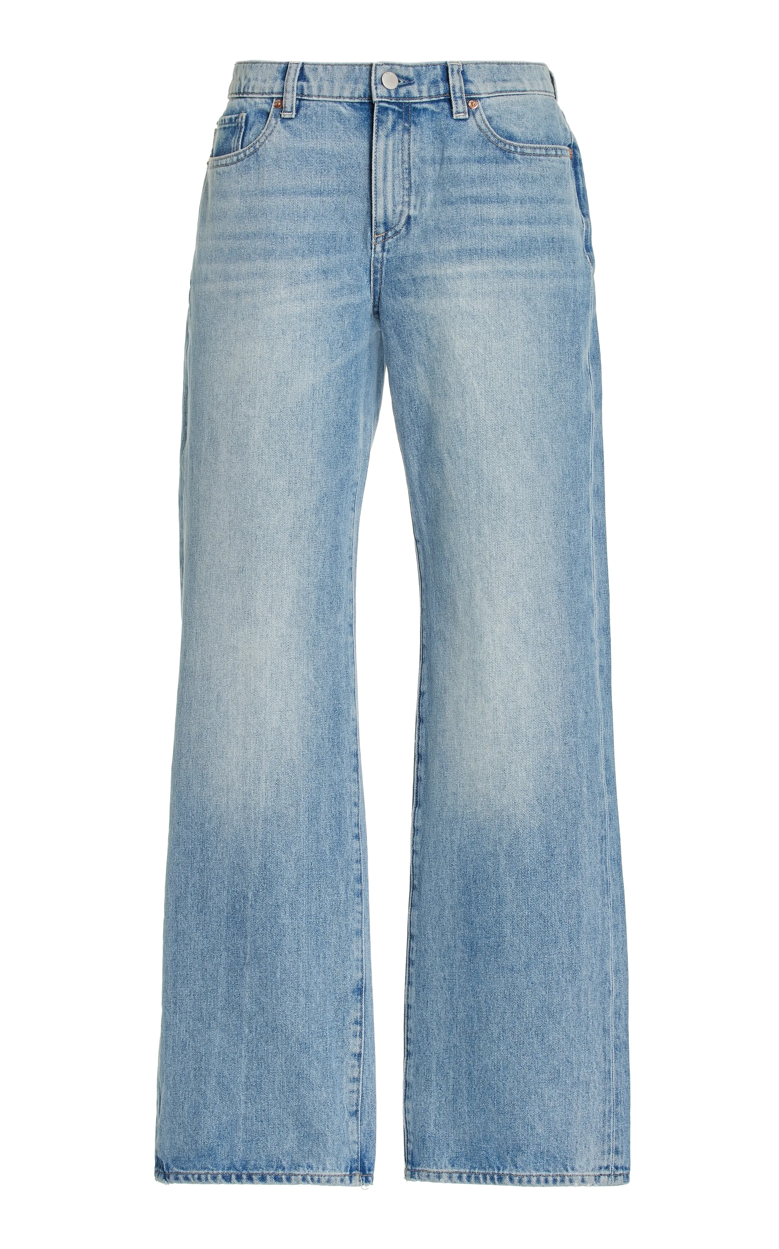 DL1961 Drue Low-Rise Straight-Leg Jeans