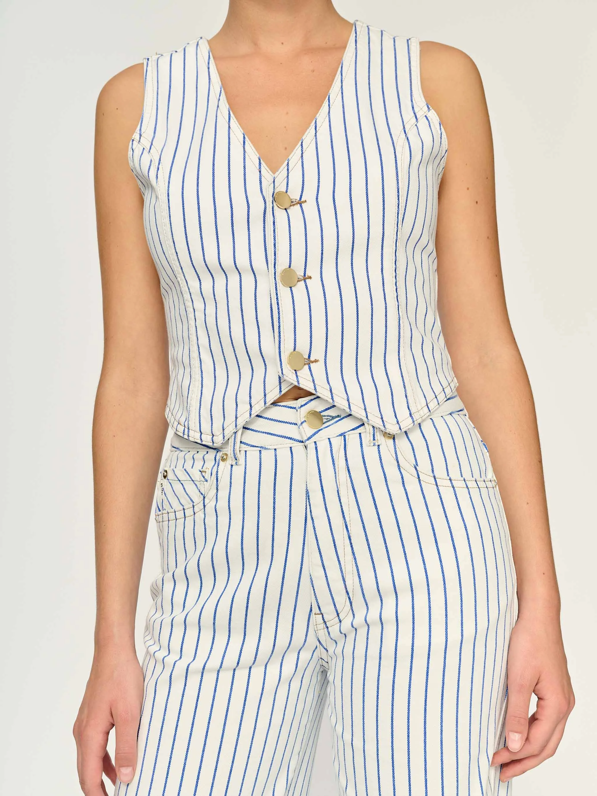 DL1961 Nautical Stripe Vest