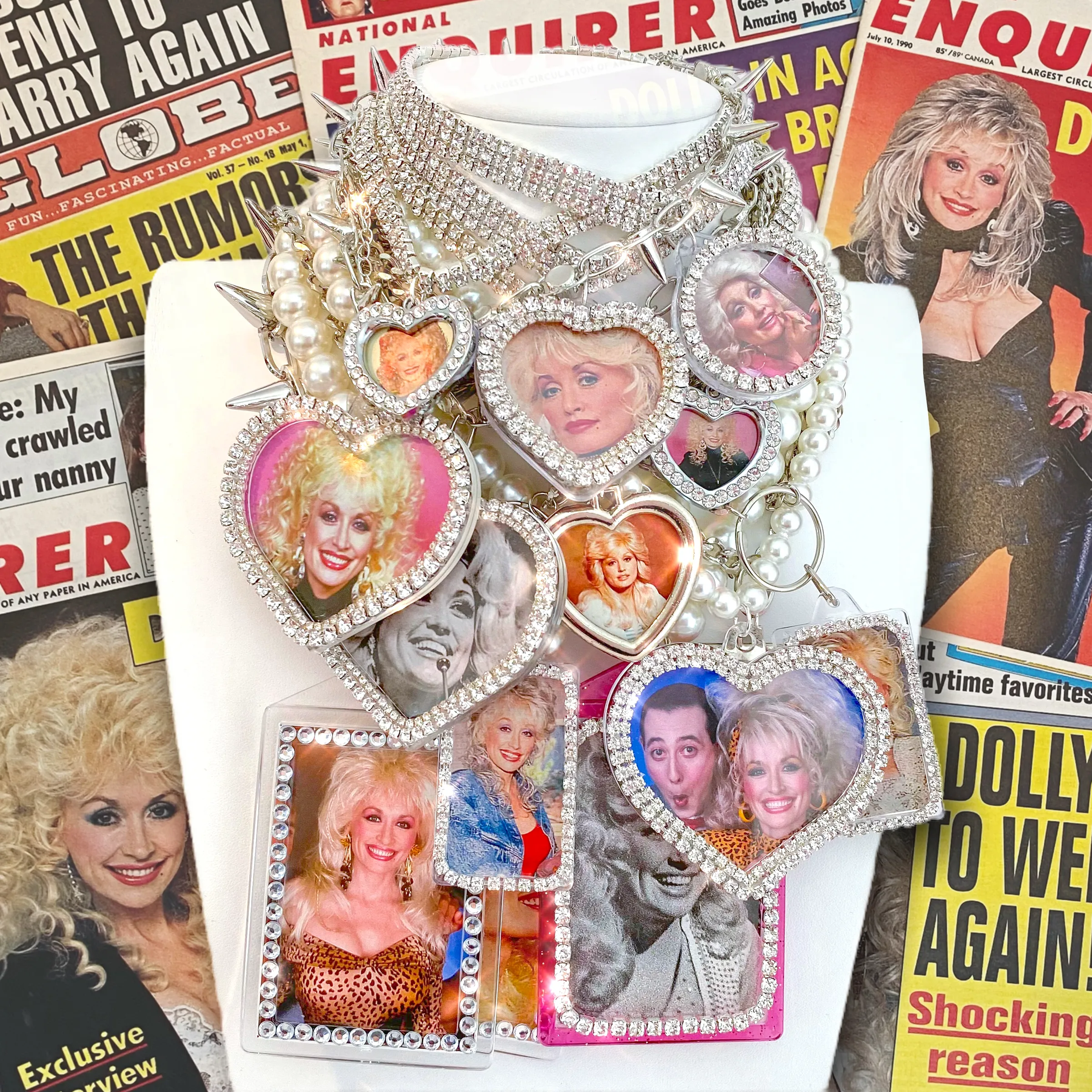 Dolly Bedazzled Vintage Remix Necklace