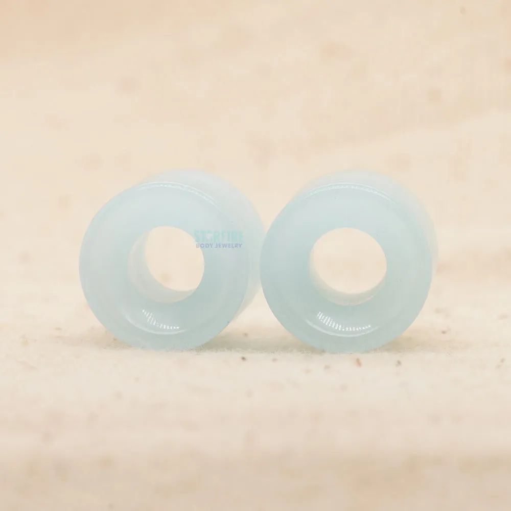 Double-Flared Eyelets - Blue Glow in the Dark (1/2)