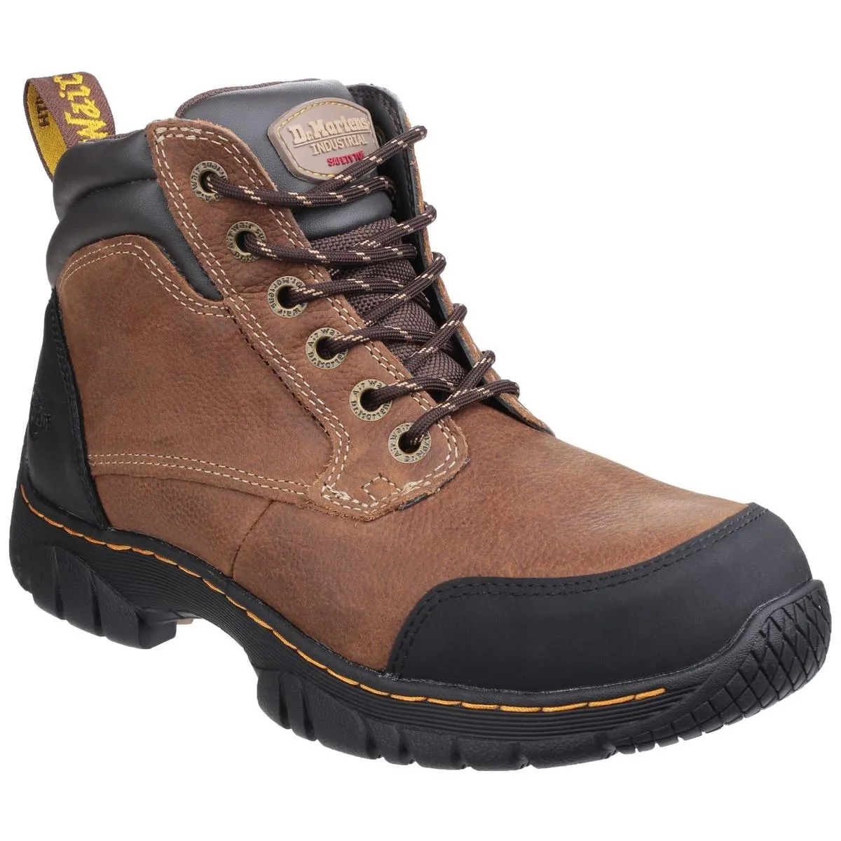 Dr Martens Riverton SB Lace up Hiker Safety Boot Brown