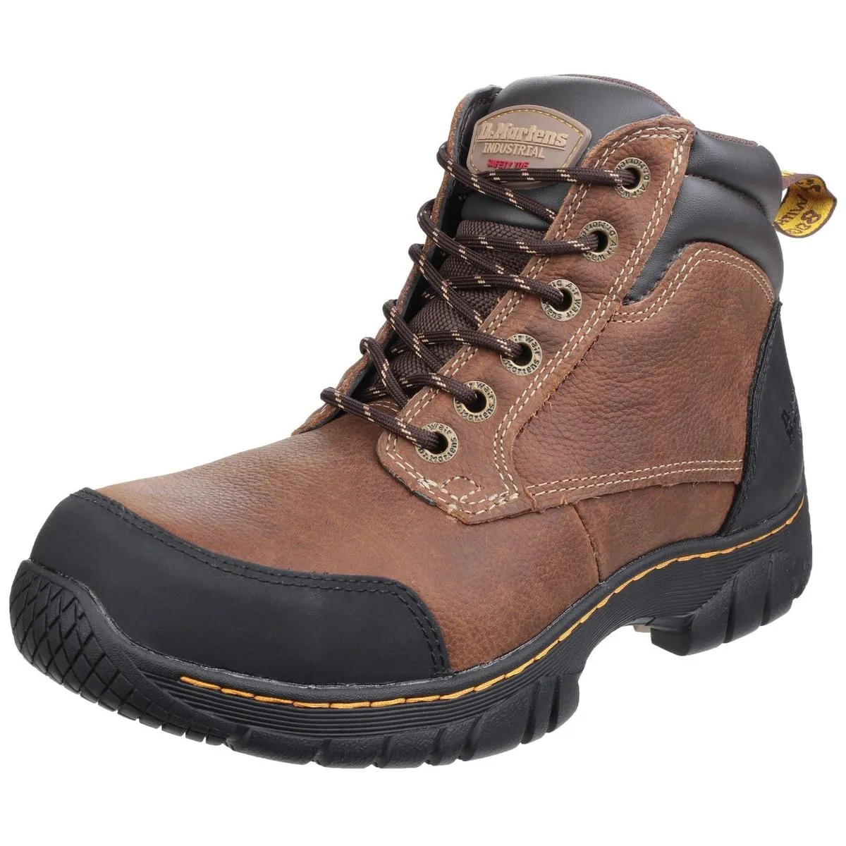 Dr Martens Riverton SB Lace up Hiker Safety Boot Brown