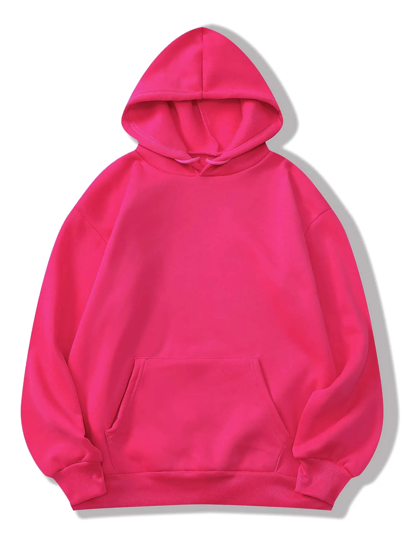 Drawstring Front Pocket Hoodie