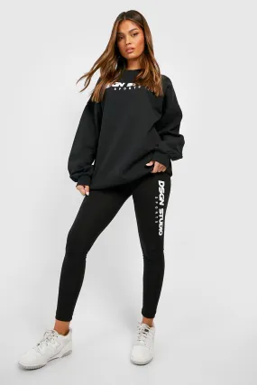 Dsgn Studio Sports Slogan Sweater Legging Tracksuit