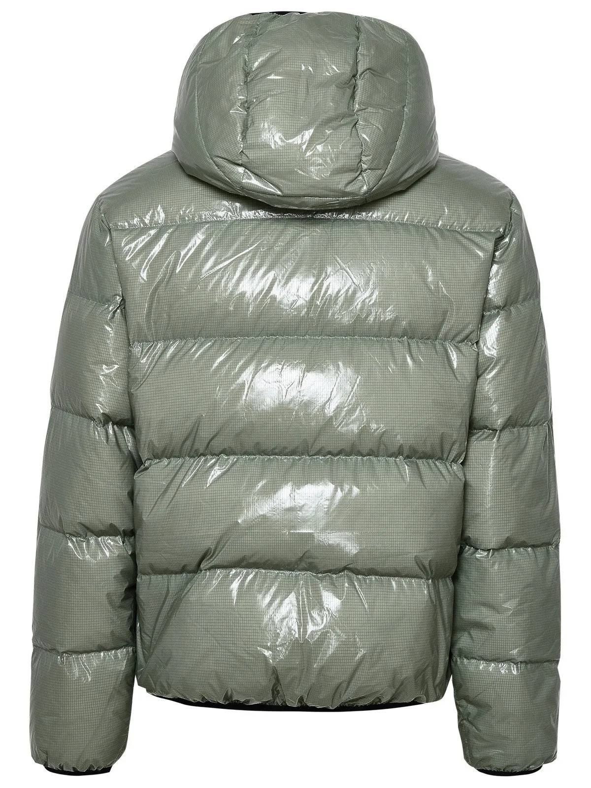 Dsquared2 Logo Patch Hooded Down Jacket