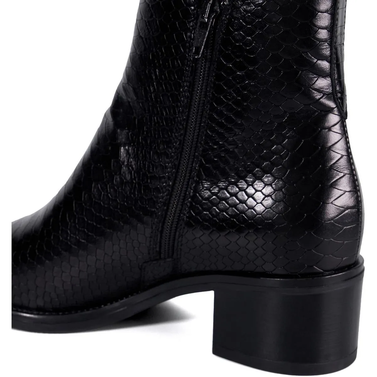 Dune Pouring Ankle Boot Black