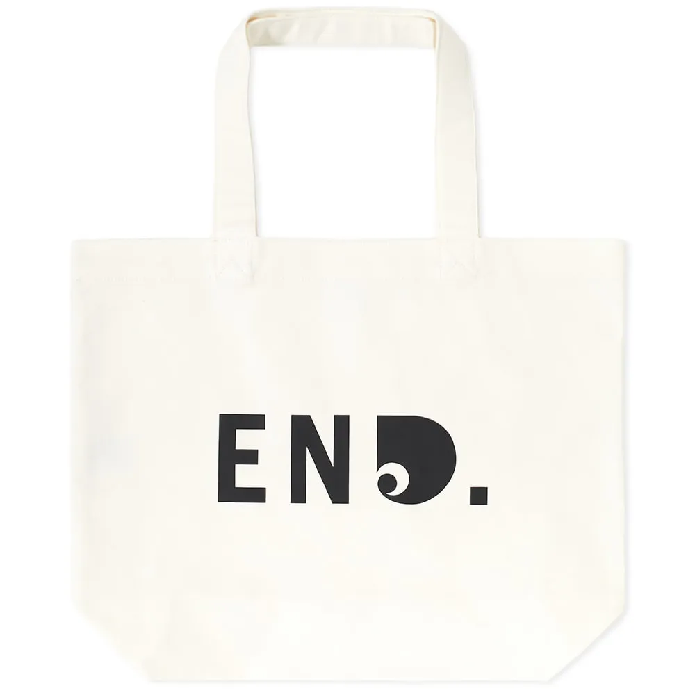 END. x Carhartt WIP ToteWhite & Black